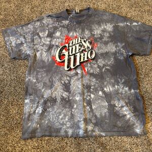 The Guess Who Tie-Dye T-Shirt men’s preloved size xxl 2XL